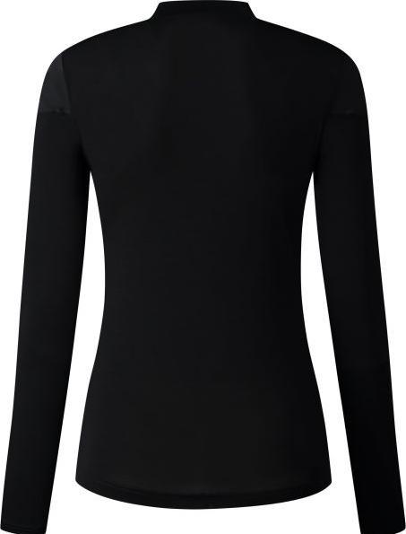 Actual product image Shimano W'Sbeaufort Long Sleeves Baselayer Black ((W'S) M) (M)
