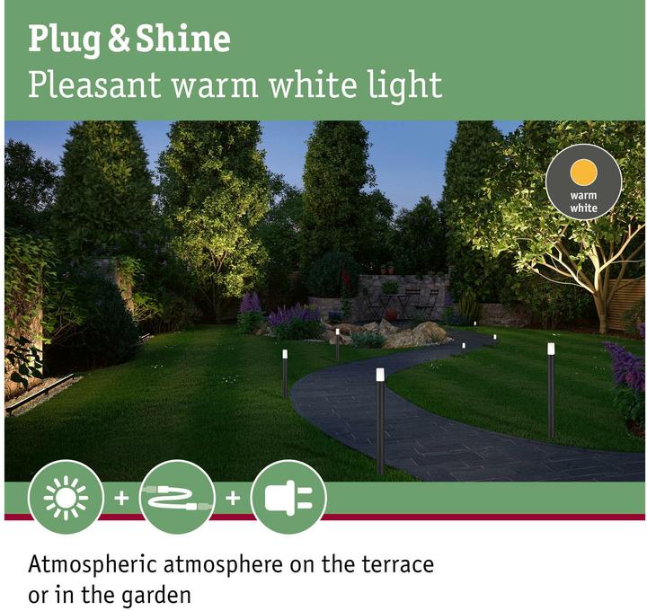 Produktbild Paulmann Outdoor Plug & Shine Flarea (270 lm, IP65)