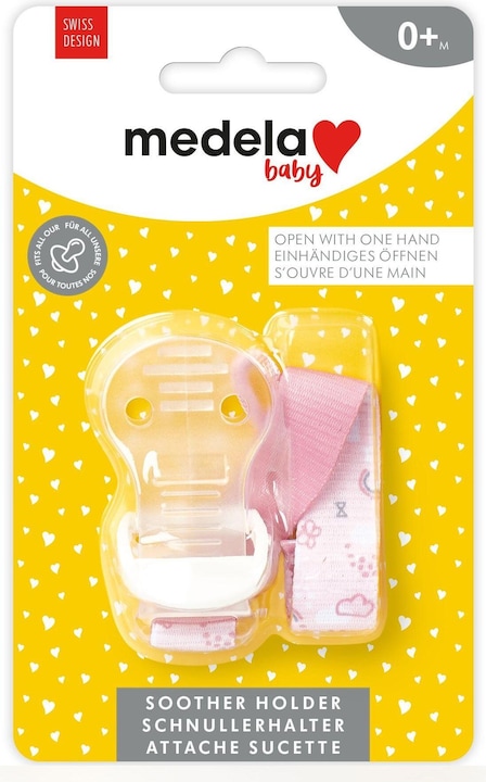 Produktbild Medela Baby Schnullerhalter Girl (1 x, ab Geburt)
