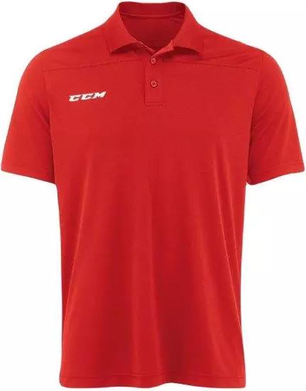 Produktbild CCM Team Pique SR Poloshirt (Rot, S) (S)