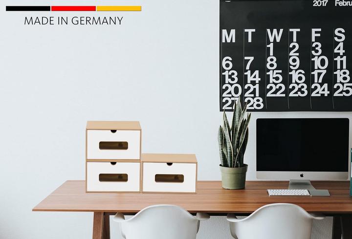 Actual product image BigDean 10er Boxen-Set mit Sichtfenster & Schublade (23 cm, 10x)