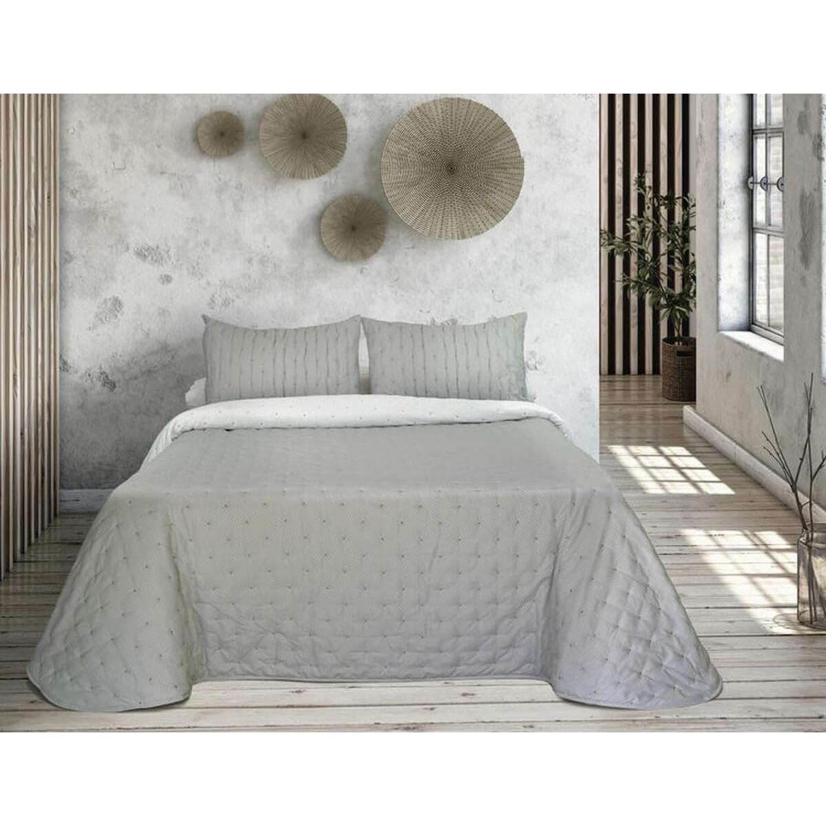 Pierre Cardin, Coperta, Bedspread (quilt) TRIANA Pearl Gray Super king (3 Pieces) (270 x 270 cm)