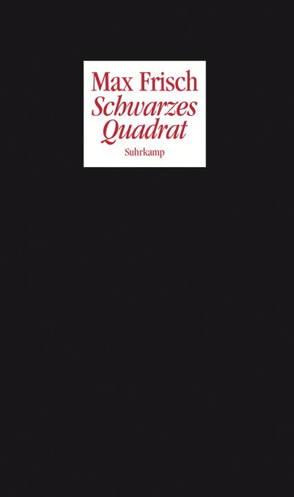 Produktbild Schwarzes Quadrat (Deutsch, Max Frisch, 2008)
