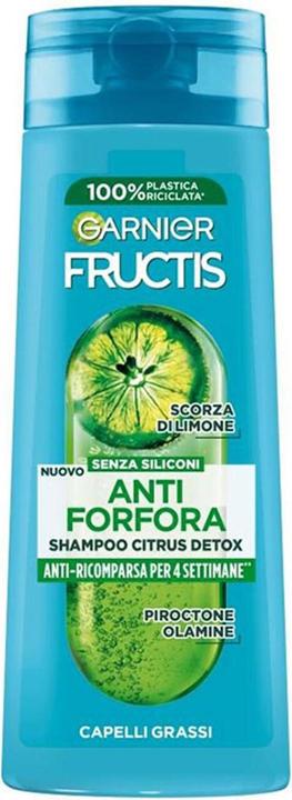 Image du produit Garnier Shampooing Fructis Anti-Dandruff pour cheveux gras avec effet nettoyant 250ml (250 ml, Shampoing liquide)