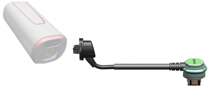 Immagine prodotto Bosch eBike Set di cavi Bosch PowerMore 300 mm BCH3923 Passaggio del cavo verso il supporto della batteria nero (Caricabatterie per biciclette elettriche)