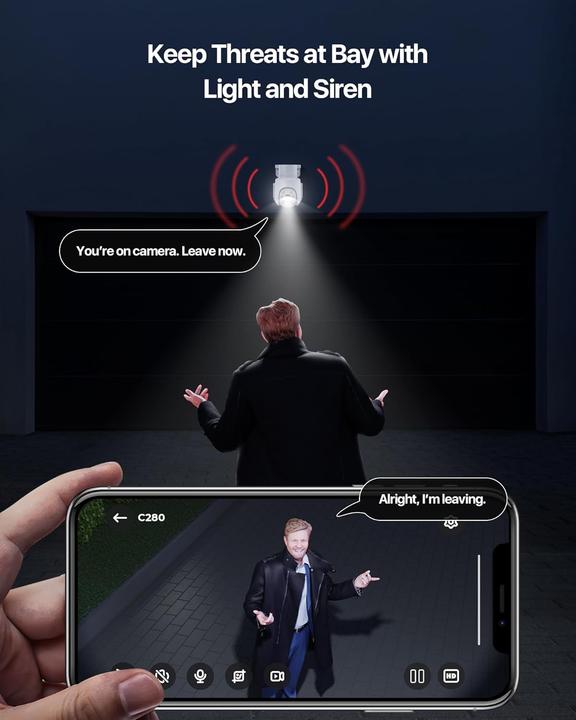 Actual product image Zosi 5MP Wi-Fi 6 PTZ Überwachungskamera-Set mit NVR