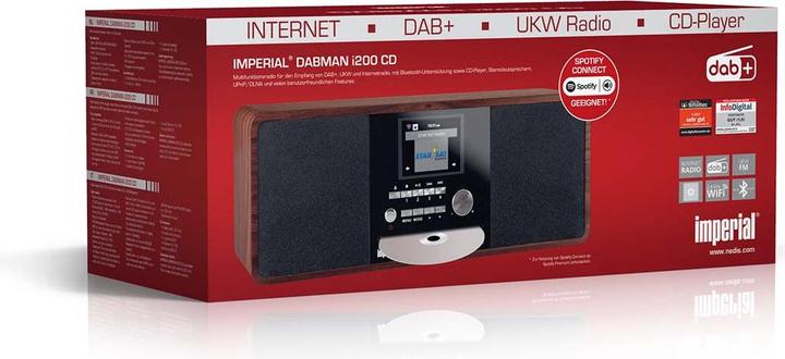 Actual product image Imperial Dabman i200 CD (Web radio, DAB+, FM, Bluetooth, Wi-Fi)