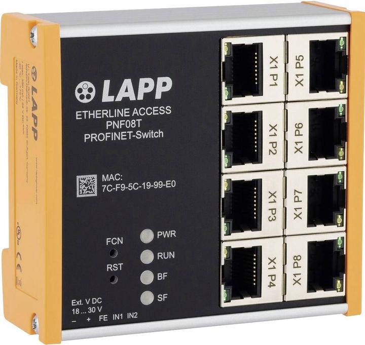 Immagine prodotto Lapp Industrial Ethernet Switch (8 porte)