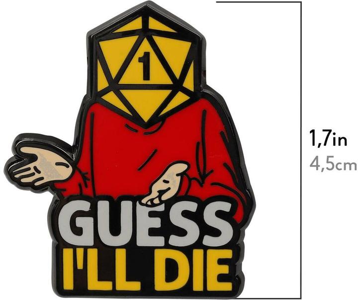 Produktbild Glass Staff Anstecker Guess I'll Die Mehrfarbig