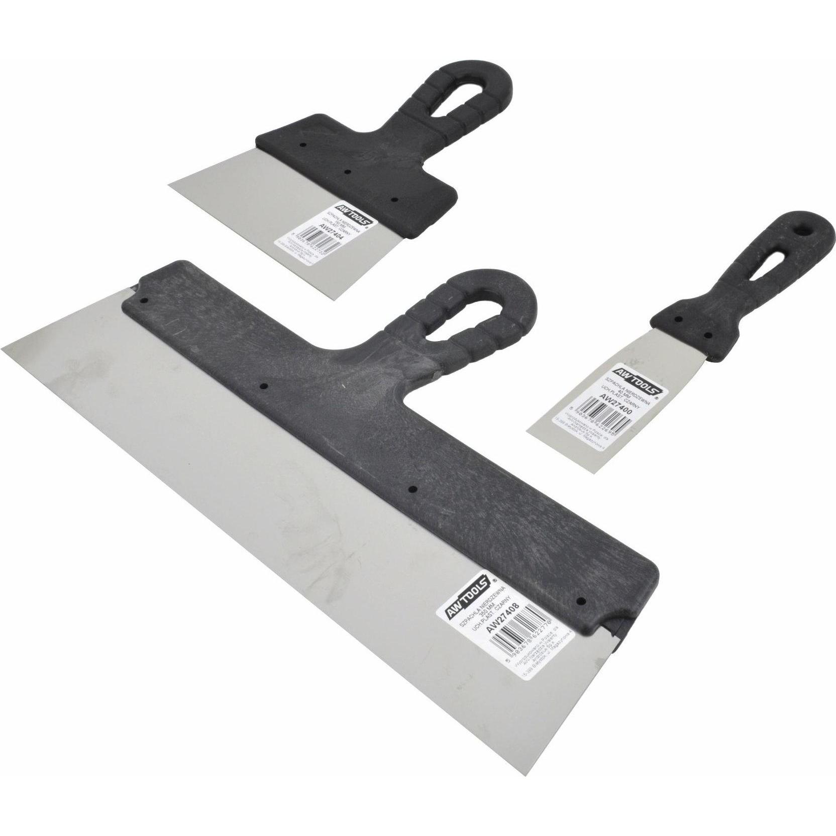 Awtools, Kelle + Spachtel, Edelstahl-Spachtel 600 mm Kunststoffgriff