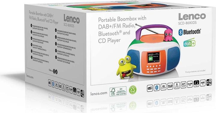 Image du produit Lenco SCD-861KIDS (DAB+ DAB, FM, Bluetooth)