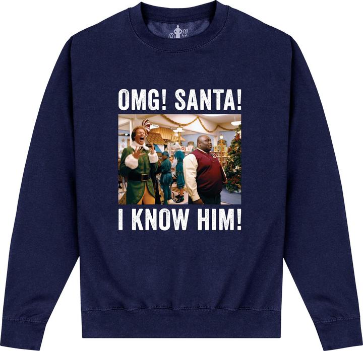 Immagine prodotto Elf OMG Santa Photo Felpa Adulto Unisex (XL)