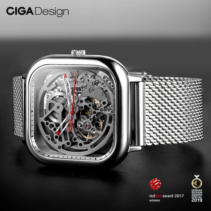 Actual product image Xiaomi CIGA Design Automatic Mechanical Watch - FULL HOLLOW (EN) (Chronometers)