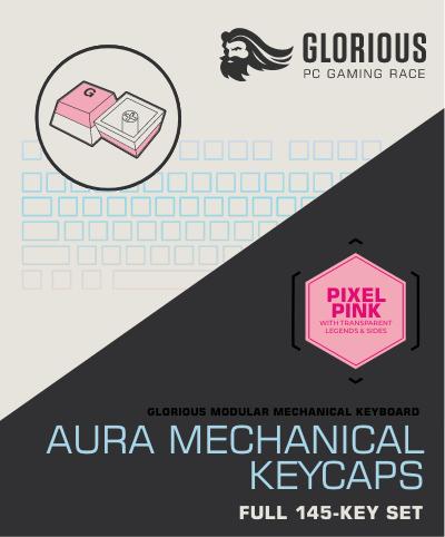 Actual product image Glorious PC Gaming Race Aura Keycaps V2