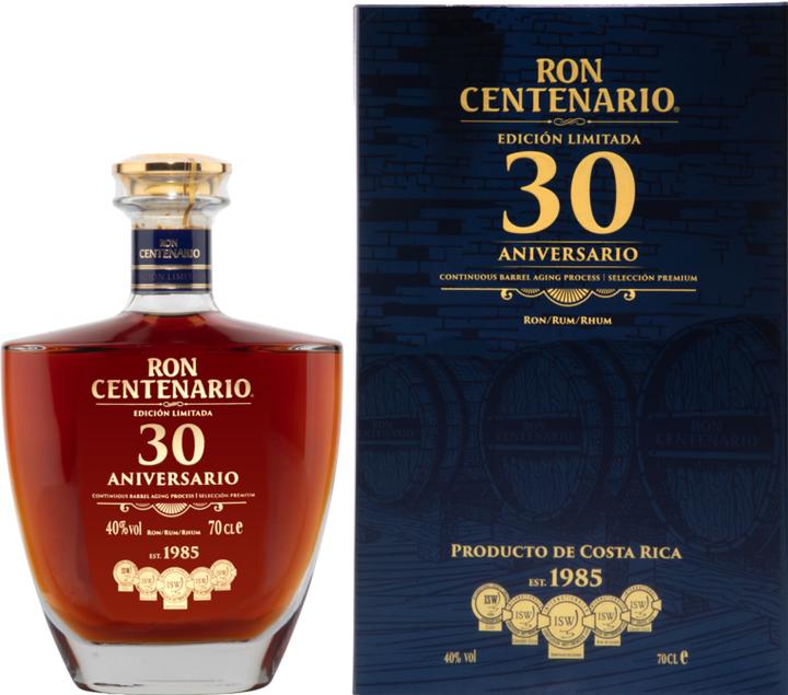 Actual product image Ron Centenario 30 Años (1 x 70 cl)