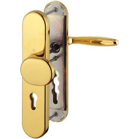 Hoppe, Türgriff + Fenstergriff, Verona M86G/3331/3310/151 Wechselgarnitur 72mm (Türschild)