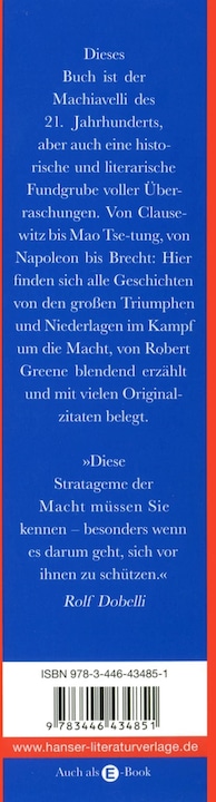 Actual product image Power - Die 48 Gesetze der Macht (German, Robert Greene, 2013)