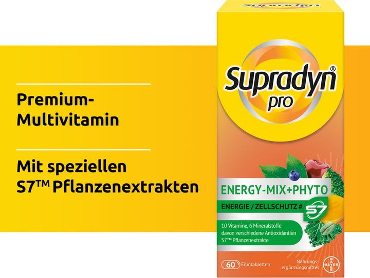 Image du produit Supradyn pro Energy-Mix+Phyto (60 pcs, Cachets)
