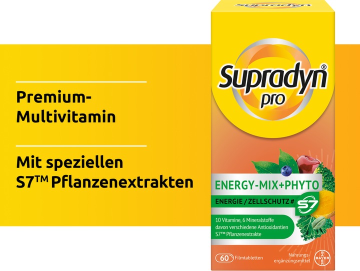 Produktbild Supradyn pro Energy-Mix+Phyto (60 Stück, Tabletten)
