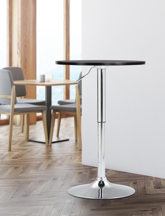 Image du produit CLP Table haute Lamoni, table de bistrot pour cuisine, bar & événements