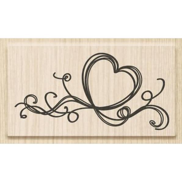 Heyda, Stempel, Motivstempel 'Feelings' 6x3cm