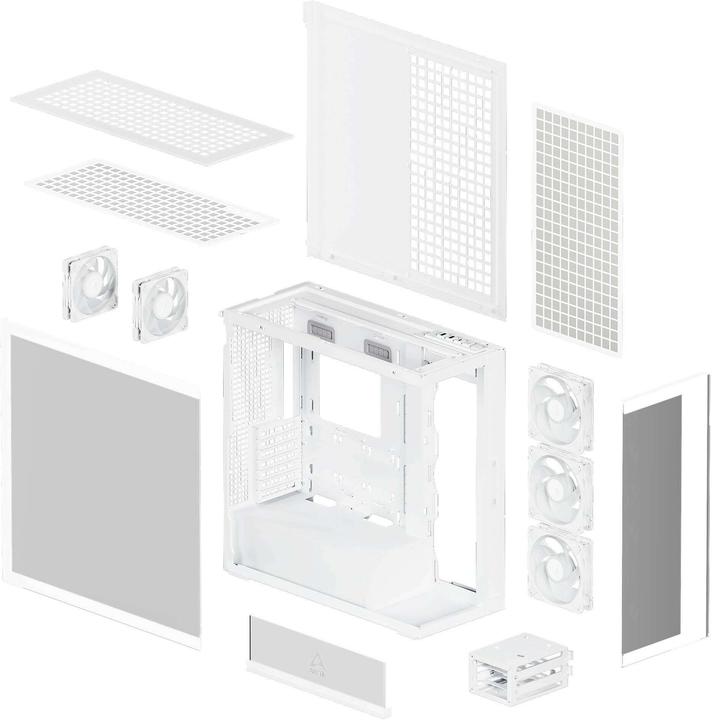 Produktbild Arctic Cooling PC-Gehäuse ACPCC00014A White, Unterstützte Mainboards (ATX, E-ATX)