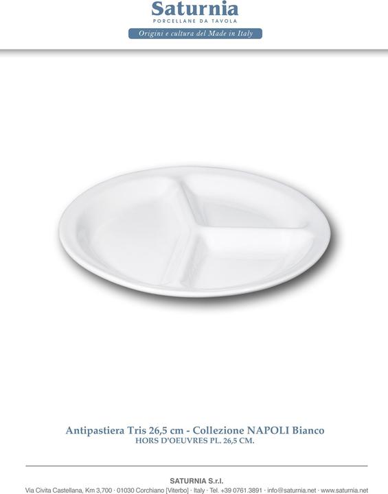 Produktbild Saturnia Dreiteiliger Teller 26,5 cm (1x, 26.50 cm)