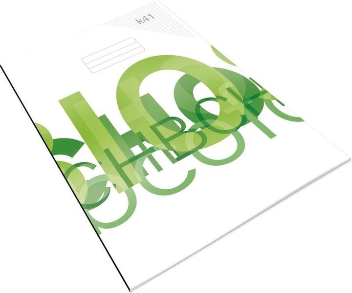 Actual product image NoName Exercise book made of environmental paper (A4, Checked, Hardcover)