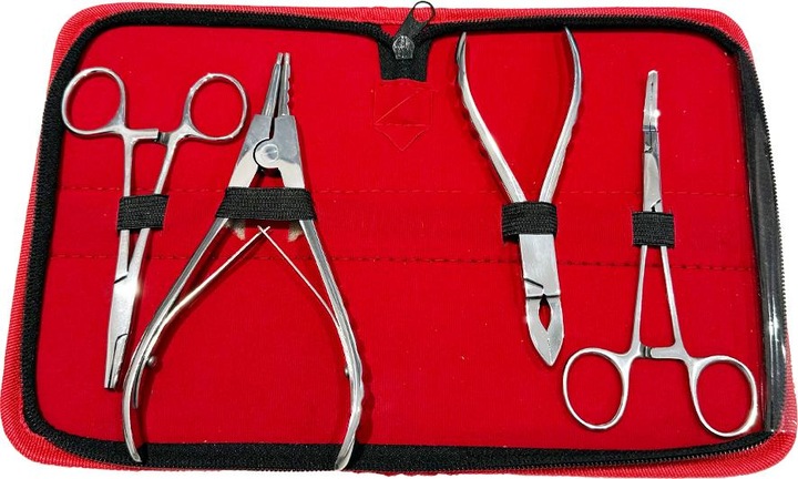 Immagine prodotto Star Piercing 4-teiliges Piercing Werkzeugset (Nr. 4) (senza ottone, Acciaio chirurgico 316L)