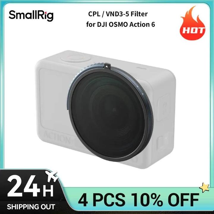 Actual product image SmallRig 5894 CPL / VND3-5 Filter for DJI OSMO Action 6