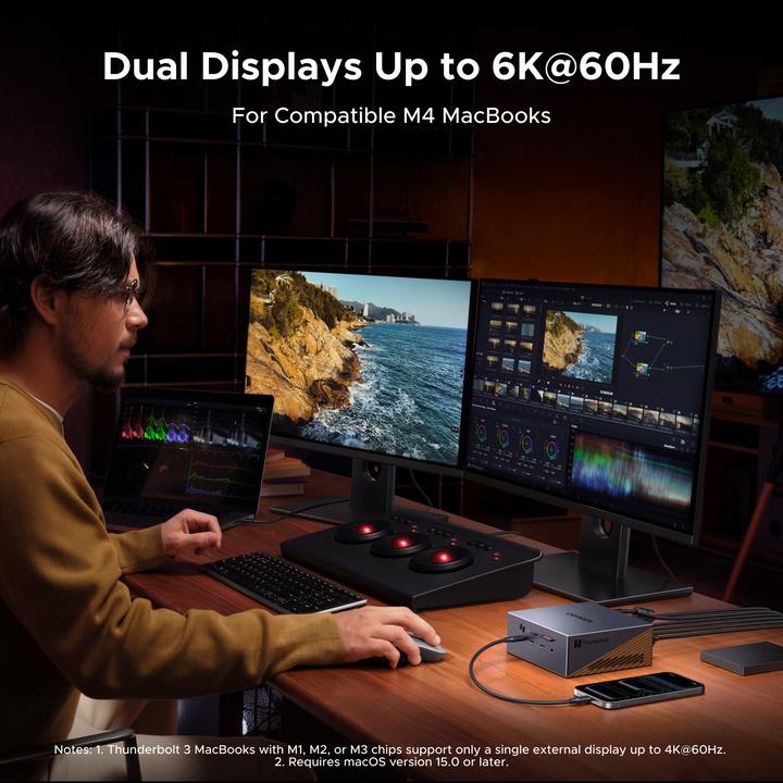 Produktbild Ugreen MAXIDOK - 17-in-1 Thunderbolt 5 (Thunderbolt, 17 Ports)