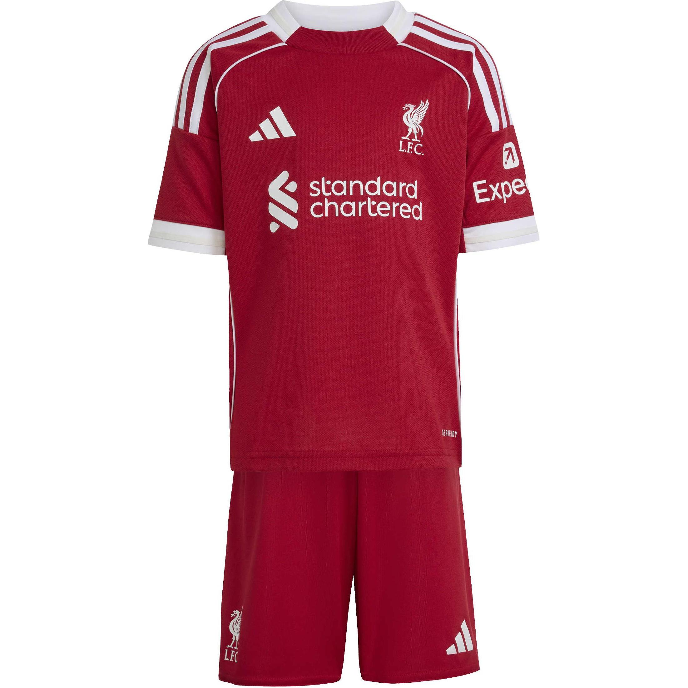 adidas, Bambini, Maglietta calcio, FC Liverpool Trikotsatz für Kleinkinder (104), 104