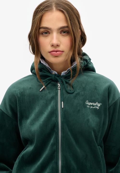 Image du produit Superdry Sweat à capuche zippé en velours Country Club (L)