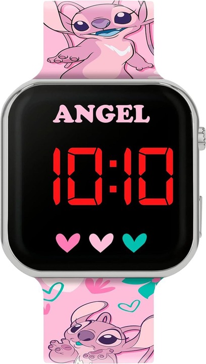 Immagine prodotto Disney Caolator Gancio per poggiatesta del sedile dell'auto Confezione da 2 ganci - Argento (Orologio digitale)