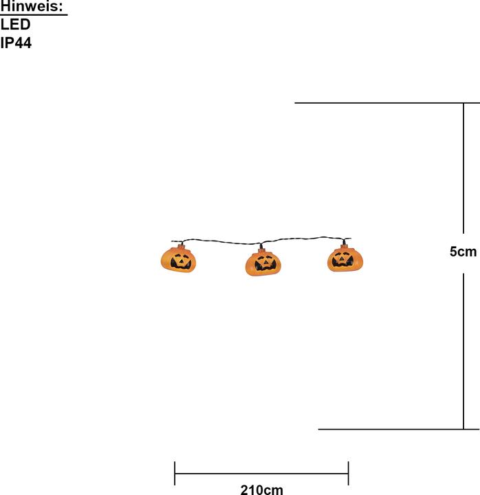 Actual product image Star Trading Halloween Pumpkins (2.10 m)