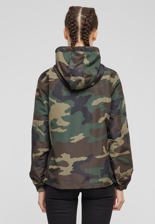 Actual product image Brandit Ladies summer front zip windbreaker size S colour forest (S)