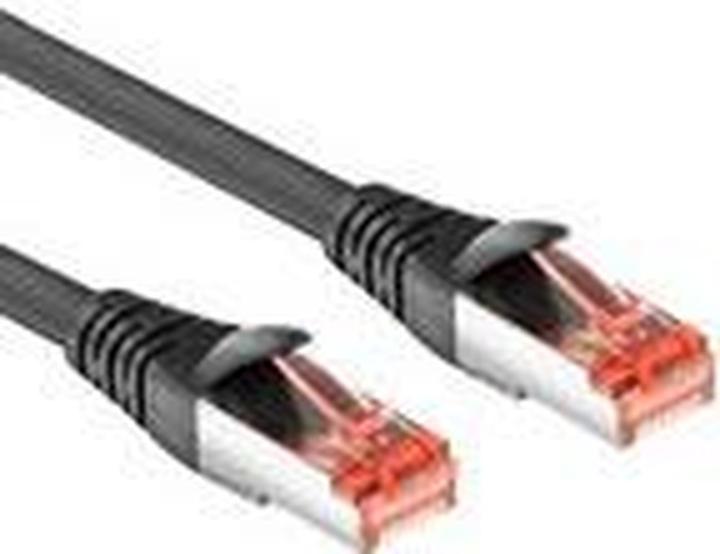 Produktbild ACT Black 15 meter CAT6A U/FTP PVC high flexibility tangle-free patch cable snagless with RJ45 connector (U/FTP, CAT6a, 15 m)