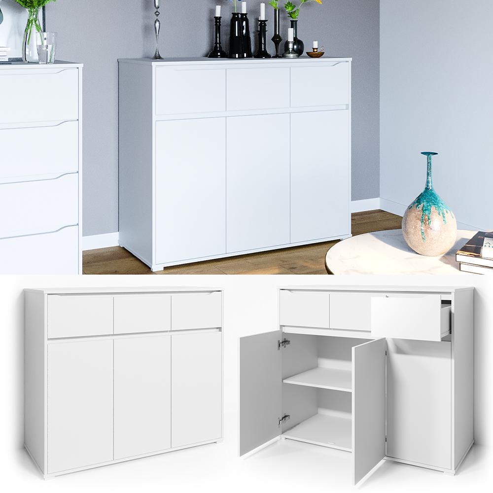 Thumbnail - Vicco, Kommode + Sideboard, Ruben (120 x 48 x 69 cm)