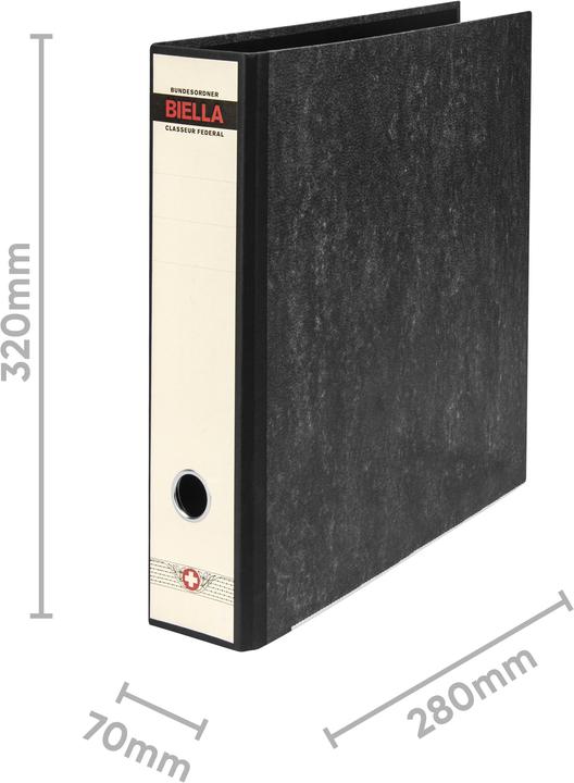 Produktbild Biella Bundesordner Retro (A4, 70 mm, 1 x)