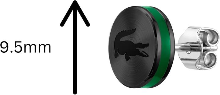 Immagine prodotto Lacoste - Modern steel stud earrings Baseline 2040086 (Acciaio inossidabile)
