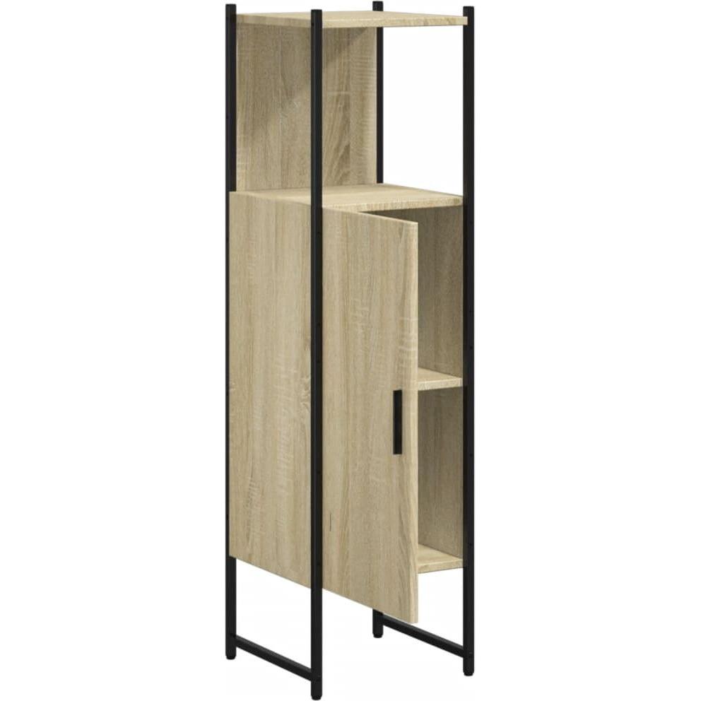 VidaXL, Badezimmerschrank, Badschrank (33 x 33 x 120.5 cm)