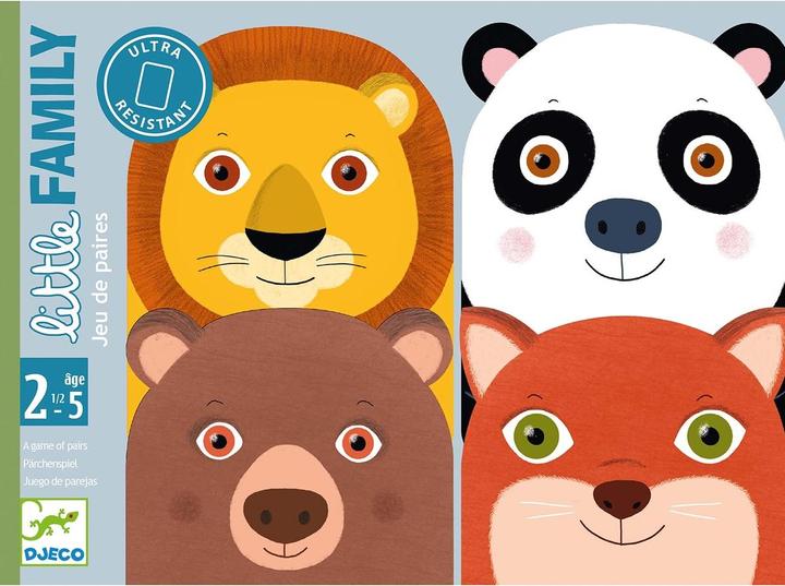 Actual product image Djeco Little Family (German, French, Italian, English)