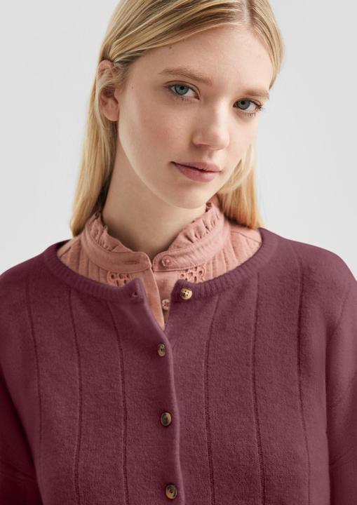 Produktbild s.Oliver Strickjacke Weicher Cardigan mit überschnittenen Schultern (L)
