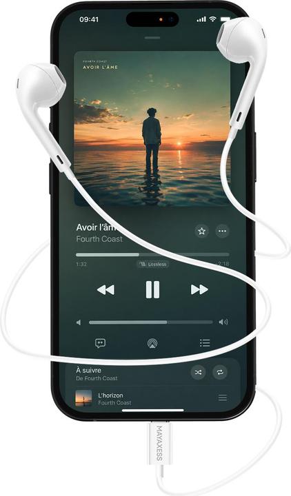 Produktbild Mayaxess USB-C Kopfhörer iPhone 16 Pro Kabel (Kabelgebunden)