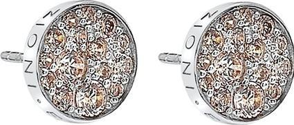 Actual product image Hot Diamonds Silver earrings Emozioni Scintilla Champagne DE454