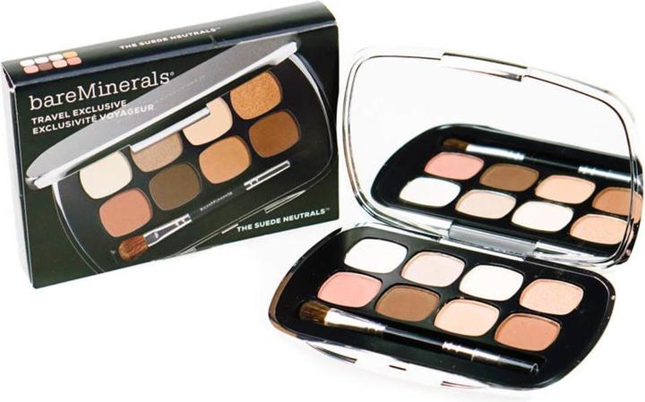 Actual product image Bare Minerals Bareminerals Travel Exclusive Palette The Suede Neutrals 8.0 (The Suede Neutrals)