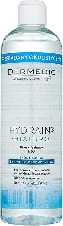 Actual product image Dermedic HYDRAIN 3 HIALURO Excelliquid H2O 500ml (500 ml)