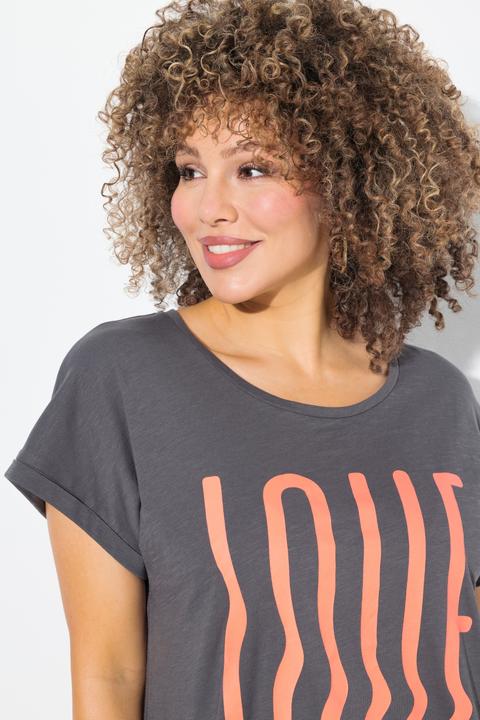 Produktbild Ulla Popken T-Shirt, oversized, LOVE, Halbarm (42, 44)