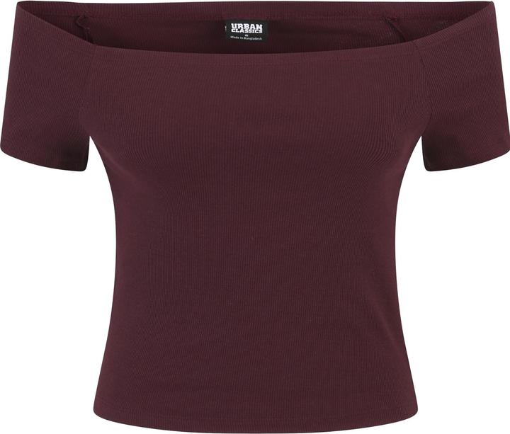 Produktbild Urban Classics Ladies Off Shoulder Rib Tee 2-Pack (L)