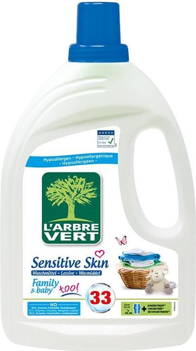 Actual product image L'arbre vert Sensitive skin (30 Washing cycles, Liquid)